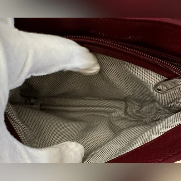 Rebecca Minkoff Burgundy Chevron Shoulder Bag crossbody bag - Picture 12 of 16